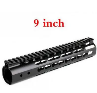 " 9" 1" 12" 13," 15" AR15 поплавок Keymod Handguard Пикатинни для охотничьей тропы тактический прицел Крепление ж/гайка - Цвет: 9inch