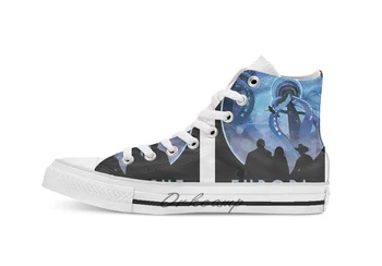 

Europa Discover Life Under the Ice Novelty Design breathable casual High Top lace-up Canvas shoes sneakers