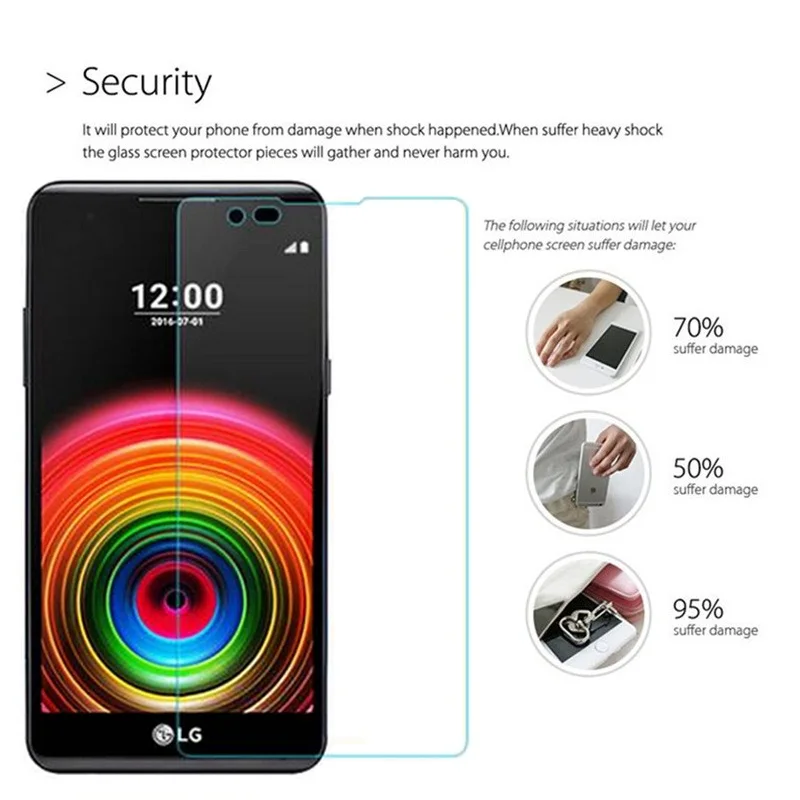 Для LG XPower 9H твердое закаленное стекло для X Power K220 K220ds LS755 US610 K450 5 3 дюйма Защитная