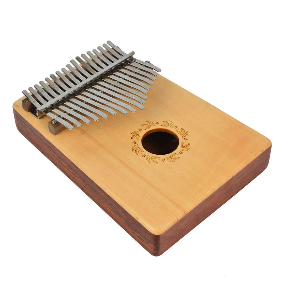 17 Key Kalimba Mbira Portabel fasion Spruce wood Sanza Finger Thumb Piano Keyboard Marimba Wood Musical Instrument
