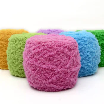 

100g/ball (5 balls) Winter Super Warm Coral Fleece Wool Yarn Hand Knitting Blended Yarn Ideal for Scarves Hat Sweater Blankets