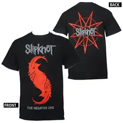 Аутентичные SLIPKNOT отрицательный один Графический Коза логотип Футболка S-2XL Новый