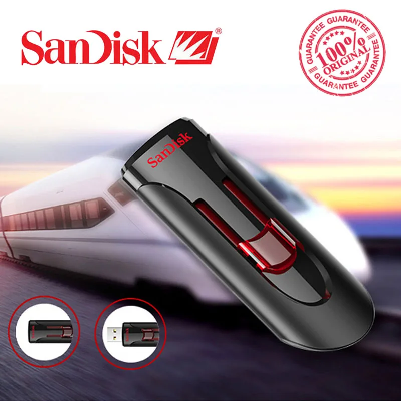 USB флеш накопитель SanDisk CZ600 100% оригинал 16 ГБ 128 флешка 64 3 0 Флешка 32 Гб|usb stick|32gb usb