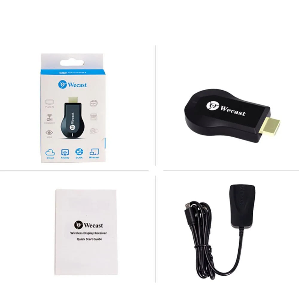 Full HD 1080 P Wi Fi Беспроводной Дисплей приемник ключа HDMI ТВ мини DLNA AirPlay airmirroring для Android