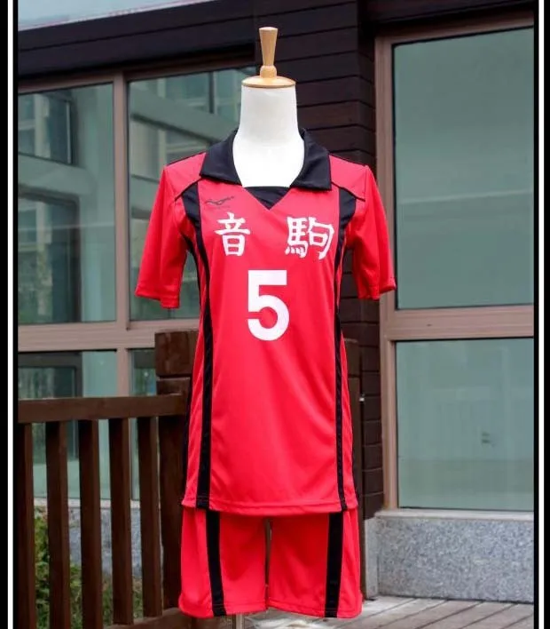Haikyuu! Новинка костюм для косплея старшей школы Nekoma No.5 Kenma Kozume Джерси № 1 Kuroo Tetsurou|kenma