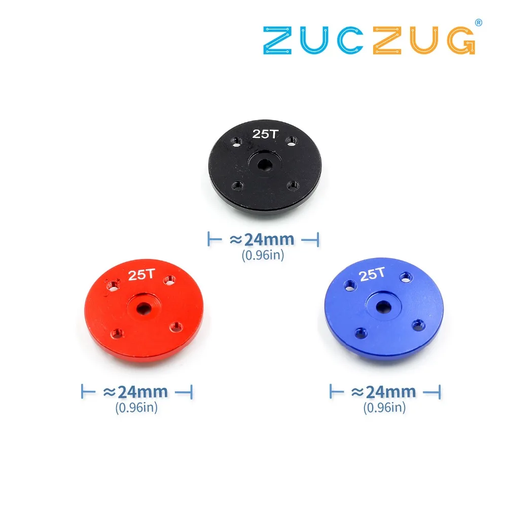 

Metal Servo Arm 25T Round Type Disc Matal Horns for MG995 MG996R Rc Servos Futaba ACE Robot