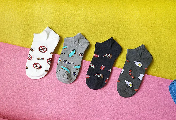 ggorangnae не курить творческий милый мультфильм sox осень Южнокорейские женские модные хлопковые носки meias soks