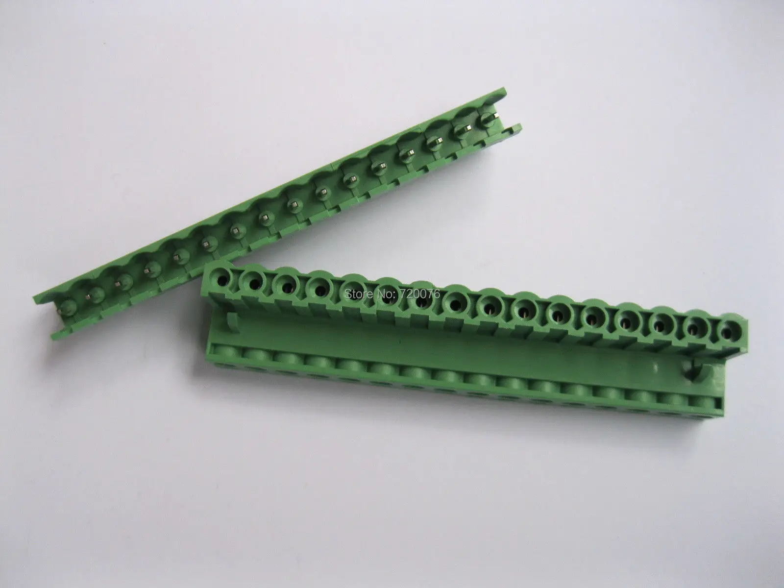 

5 pcs Green 16 pin 5.08mm Screw Terminal Block Connector Pluggable Type