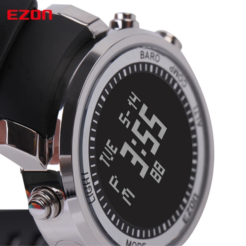 EZON H506 мужские часы с компасом барометром высотомером многофункциональные для