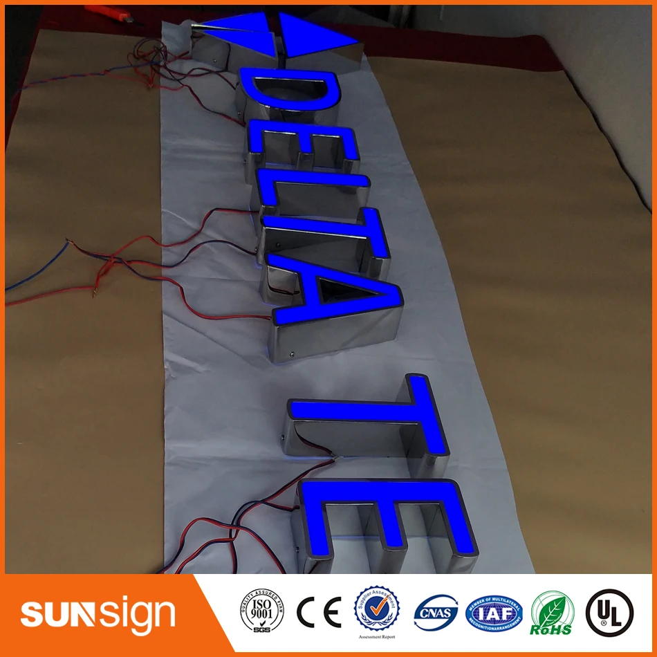 

Name board designs shop signs pink storefront sign led frontlit board