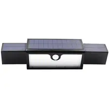 71 светодиодные светильники с пассивным инфракрасным датчиком индукция человека Солнечный свет Открытый водонепроницаемый IP55 светодиодный фонарь с питанием от солнечной панели для сада прожекторы с солнечной батареей прожекторы