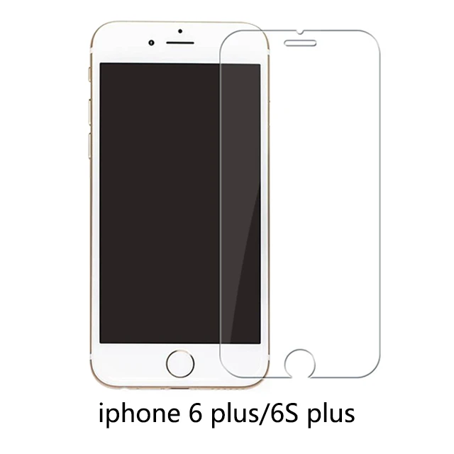 Высококачественное закаленное стекло для iphone 6 6s plus 7 plus 5S 4 SE 8 plus X стекло iphone 7X8 Защита экрана iphone 7 8 X glas - Цвет: For iphone 6 Plus