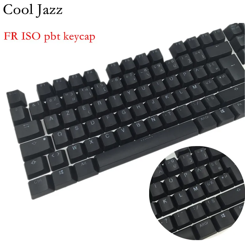 Cool Jazz 108 клавиш Толстая клавиатура PBT с двойной подсветкой колпачок для FR ISO макет