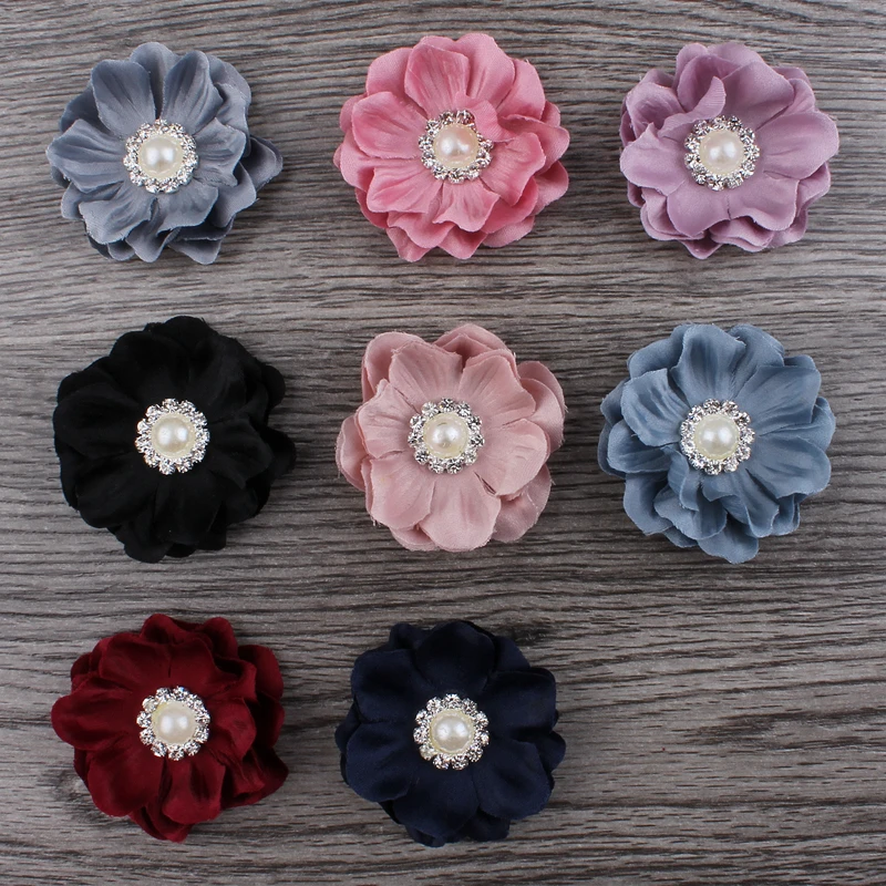 Burlap Flowers 3 Inch Rustic Fabric From Diysuppliesandkits On I Made The Fabric Flower Below
