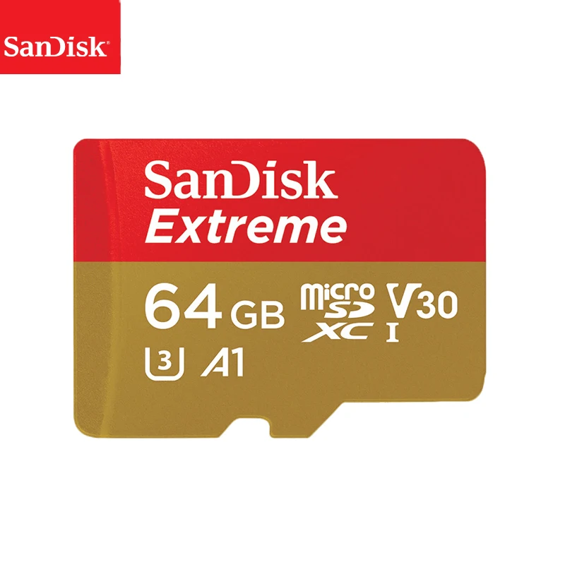 SanDisk карта памяти Micro SD 128 Гб 64 Гб 32 Гб microSDHC/microSDXC UHS-I U3 скорость чтения до 160 МБ/с./с UHD 3D 4K