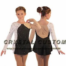 Индивидуальное Фигурное катание на льду платье для девочек изящное Новое Брендовое детское платье для соревнований на коньках DR3437