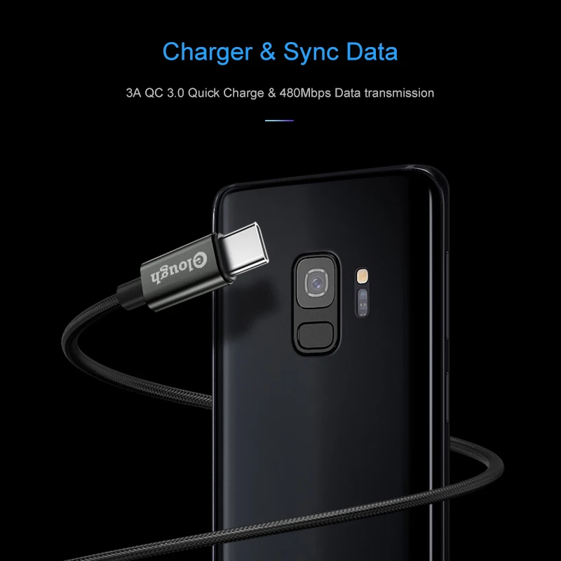 Elough usb نوع c كابل ل samsung s9 s8 ملاحظة 9 8 huawei xiaomi نوع-c الهاتف المحمول شاحن بيانات كابل يو إس بي سريع الشحن سلك Elough usb نوع c كابل ل samsung s9 s8 ملاحظة 9 8 huawei xiaomi نوع-c الهاتف المحمول شاحن بيانات كابل يو إس بي سريع الشحن سلك