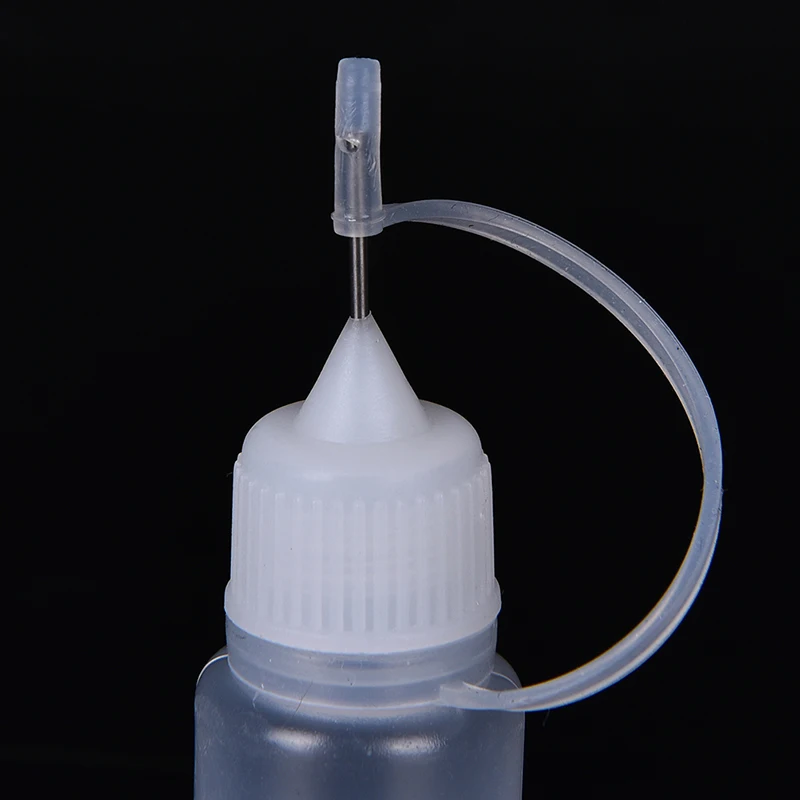 Hot 1 PCS 10ml Empty Plastic Needle Bottle Ego Travel Dropper Juice Eye Liquid Container solvents light oils eye drops saline