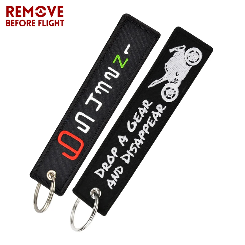 

Fashion Launch Keychain 6 5 4 3 2 N1 Stalls Luggage Tag Cool Embroidery Key Fobs OEM Key ring for Motorcycles and Cars Key Ring