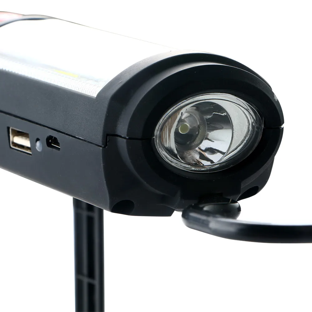 Портативный COB флэш-светильник фонарь USB Перезаряжаемый светодиодный рабочий светильник Магнитный COB lanterna подвесной светильник для наружного кемпинга охоты