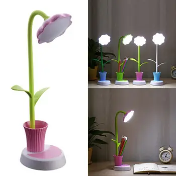 

LED Desk Lamp USB Charging Book Reading Light Table Lamp Touch Light New