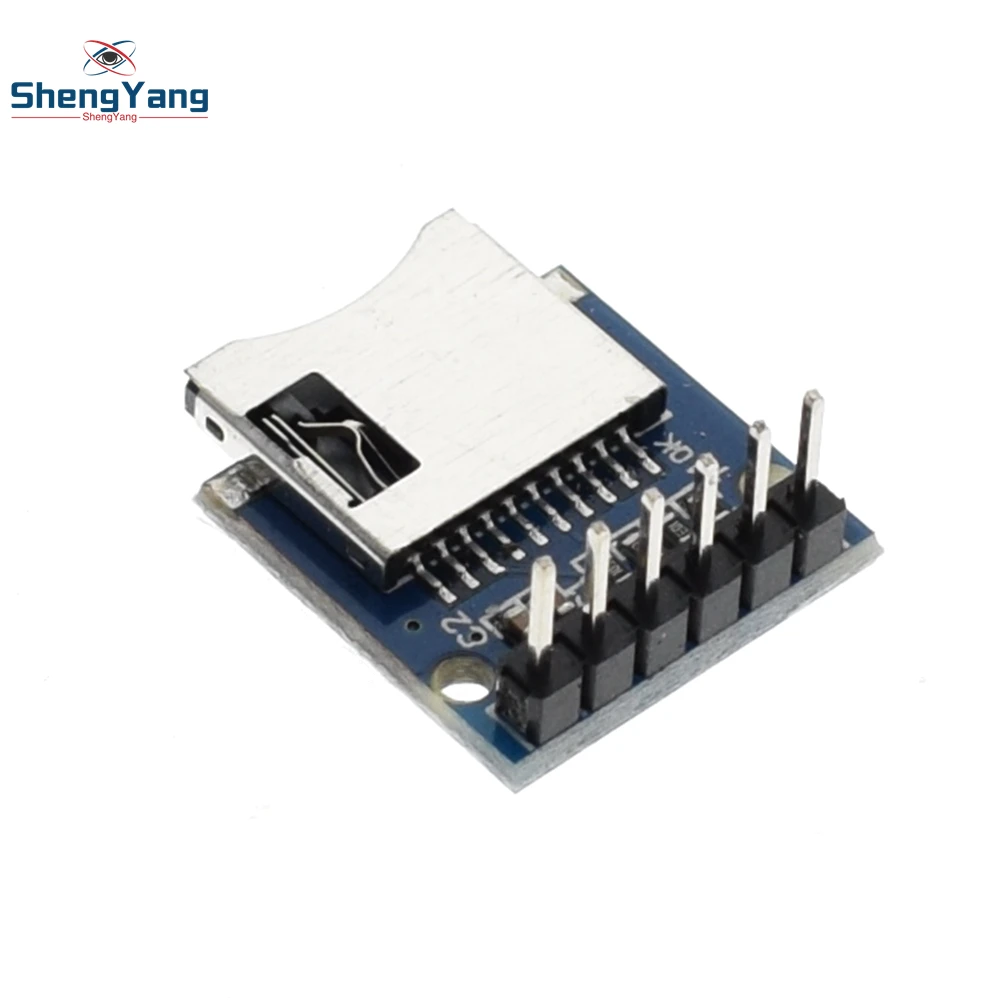 

1Pcs ShengYang Micro SD Storage Expansion Board Mini Micro SD TF Card Memory Shield Module With Pins for Arduino