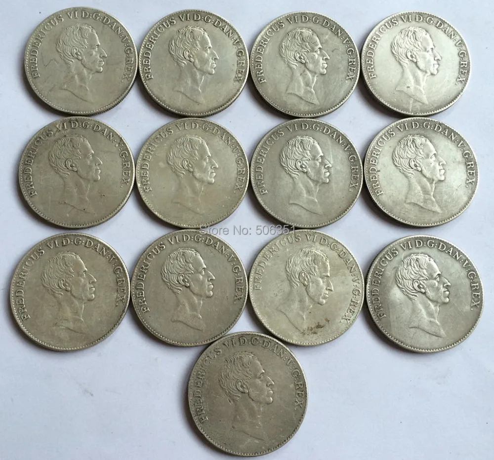 

wholesale Denmark <1820-1839> 13 COINS