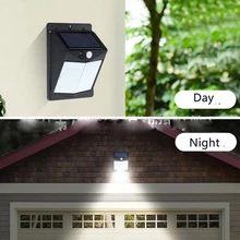 Waterproof Solar Panel Solar light Power PIR Motion Sensor Wall Lamp Security Path Yard Garden Night Light Outdoor led light lumiparty new pir infrared body motion sensor solar power panel outdoor led wall yard garden light lamp for garden supplies