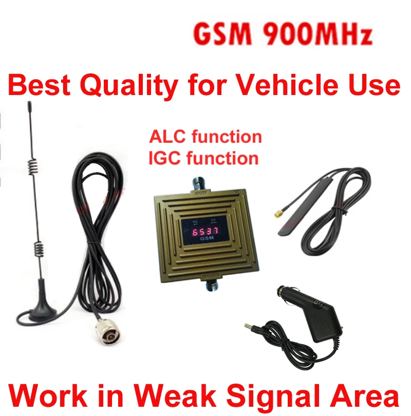 

work in weak signal area best quality GSM booster GSM repeater 2G network enlarger GSM900mhz repeater for car vehicle repeater