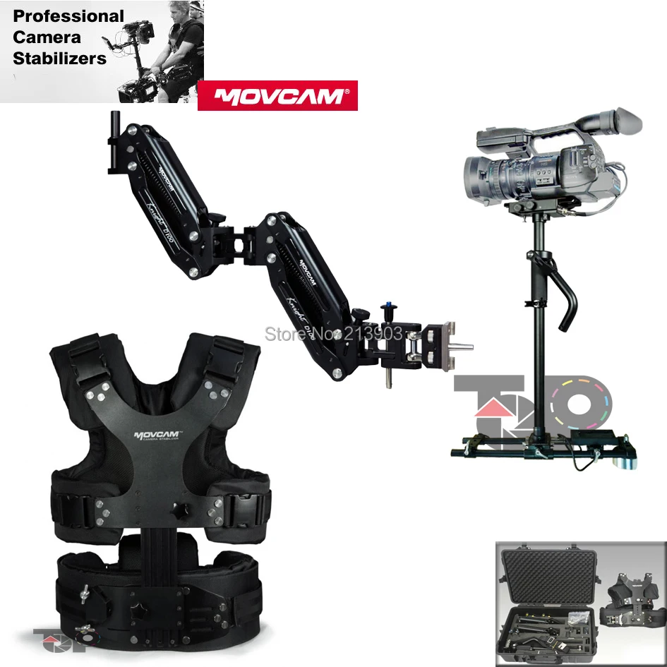 

Movcam Knight D100 steadicam load 10lb Stabilizer sle + Arm + Vest camera DSLR