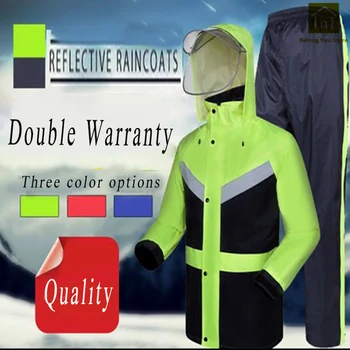 

Outdoor Motoraycle Fishing Rain Poncho Travel Polyester Cover Rain Raincoat Dubbele Waterproof Raincoats Rain Gear WKR031