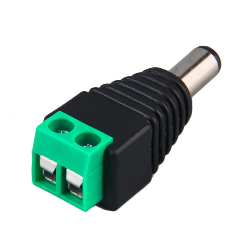  10x 12V Male Female 2.1x5.5mm DC Power Jack Plug Adapter Connector for CCTV - 33008656454