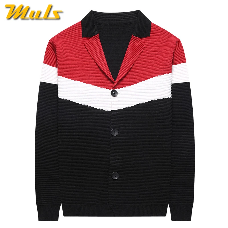 3Color MuLS Standard Wool Cardigans Men Sweater Jackets Autumn Spring Mens Male Cardigan Coats Fashion Knitwear Dropship |