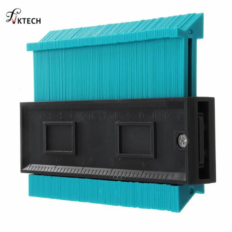 

5inch Contour Profile Gauge Tiling Laminate Tiles Edge Shaping Wood Measure Profile Ruler Contour Gauge Duplicator Dropship