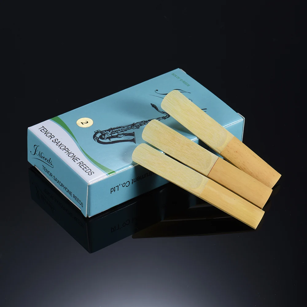 

High Quality 10pcs/lot Bb Tenor Saxophone Sax Bamboo Reeds Strength 3.0 / 2.5 / 2.0 for Option