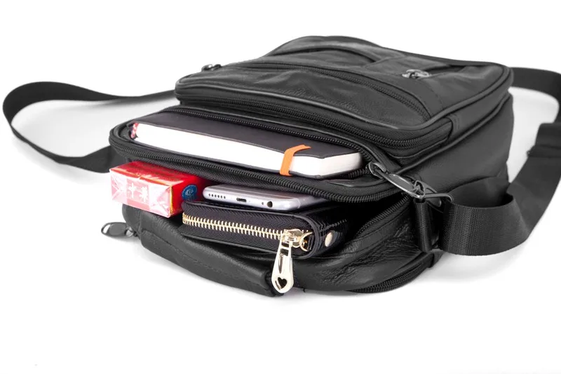 dos homens do couro sacolas Formato : Casual Tote