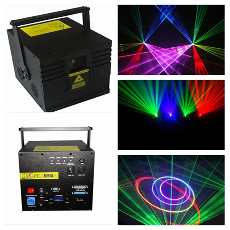 Grace Stage Lighting 1W RGB laser Full color animation laser Disco