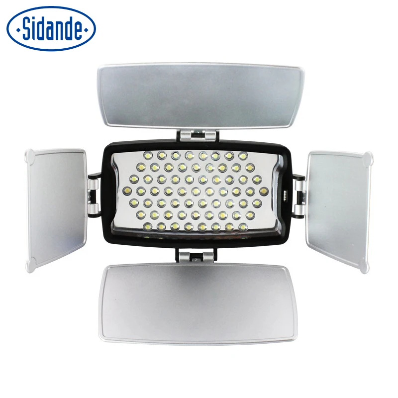 

Sidande 65 LED Video Camera Light Photographic Lamp 8.5W Dimmable 3200-6400K for Canon Nikon Sony Pentax DSLR Camera Camcorder