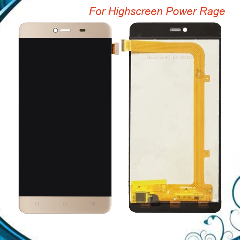 Высококачественный ЖК дисплей для Highscreen Power Rage с сенсорной панелью дигитайзер в