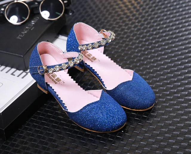 Enfants 2016 Kids Girls Princess Sandals High Heel