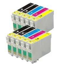 10pk T129 T1291 Ink cartridges for WorkForce WF-7015, WorkForce WF-7515, WorkForce WF-7525, Printer снпч epson workforce wf 7515