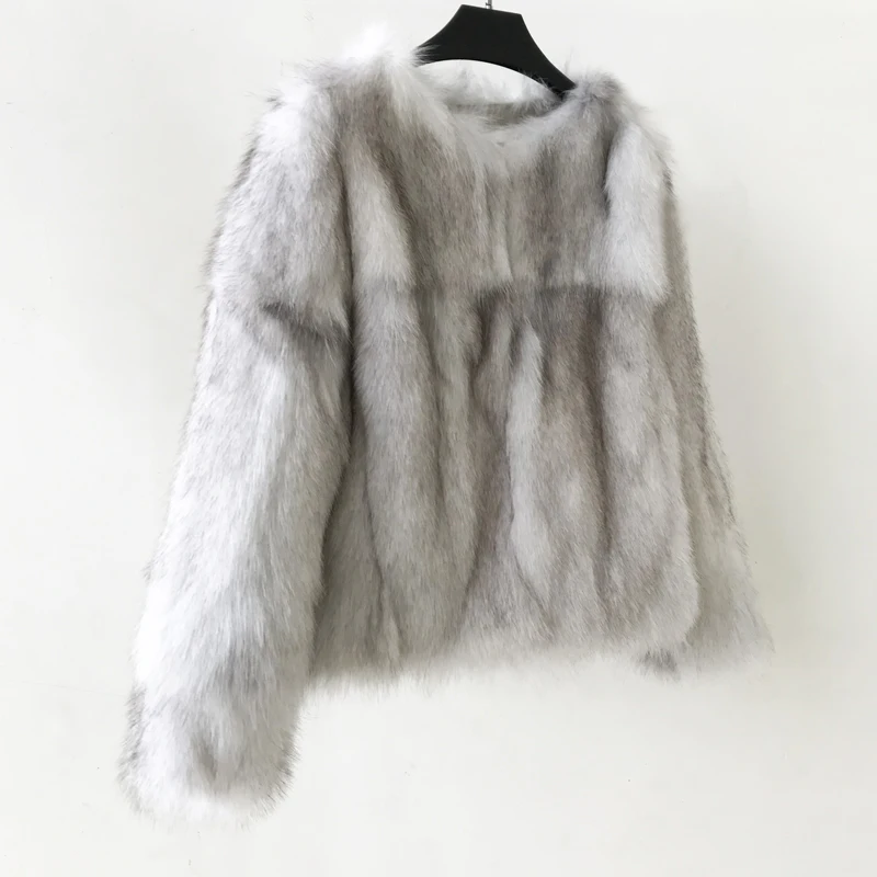 Пальто из настоящего меха лисы, меховая куртка на заказ, большие размеры, фабричная настоящая цена, жилет из натурального меха, женские пальто, tsr476