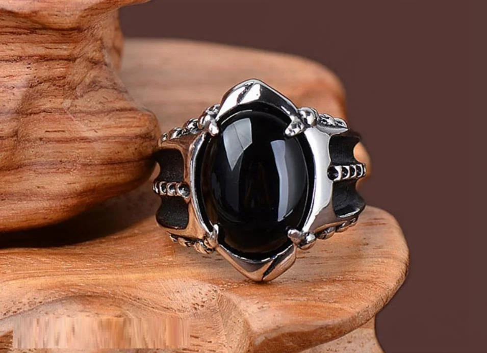 

Metal Retro Gothic Jewelry Gorgeous Ring Personalized Titanium Steel Unique Stylish