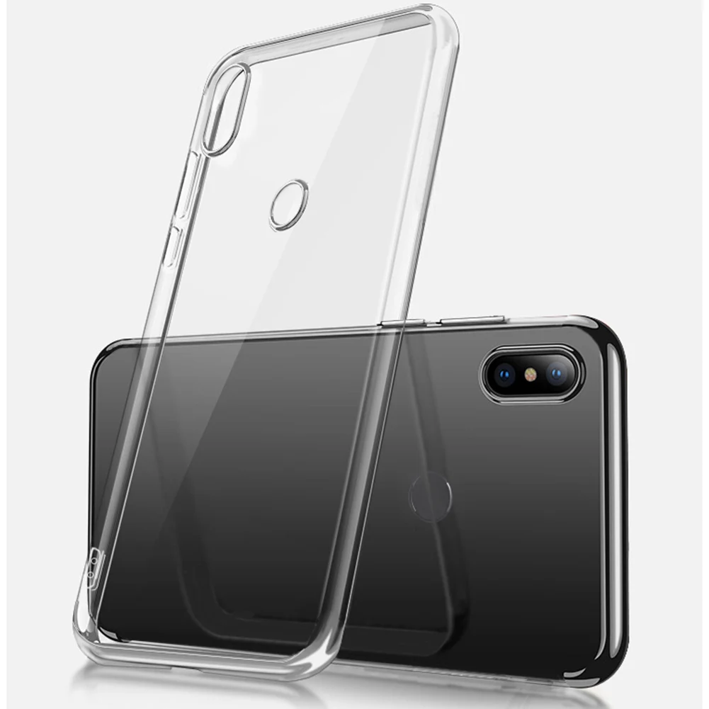 TPU Transparent Clear Soft Back Cover Case Protection Cases for Xiaomi Mi 8 XR649 | Мобильные телефоны и аксессуары