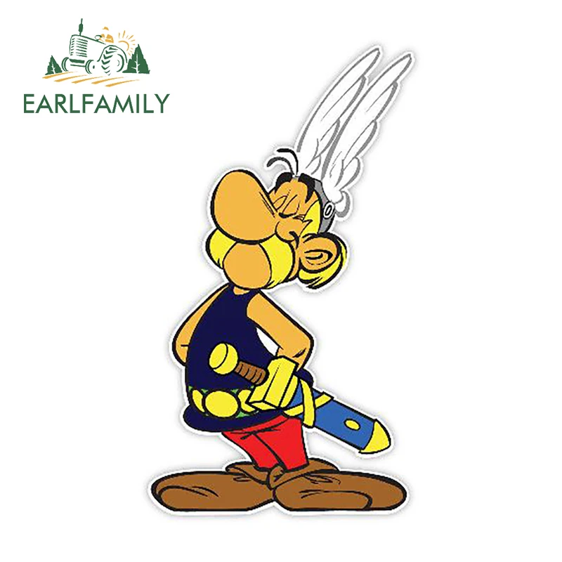 

EARLFAMILY 13cm X 7.4cm Asterix Proud Stickers Funny Auto Sticker Decals Car Styling Sticker Motorcycle Car Decal Accessories