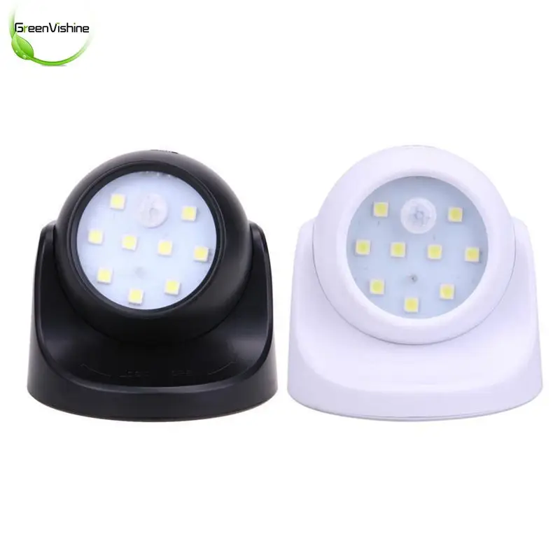 Operation Light Sensor Motion Sensor Night Light Rotation Portable Night Light Auto IR Infrared Luminary Lamp Children Kids Lamp LED 1