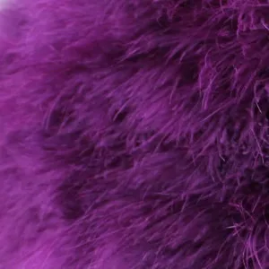 Dark Purple Модные женские зимние шифрование натуральный страусовый перья индейки перо меховой жилет без рукавов плюшевое пальто - Цвет: Dark Purple