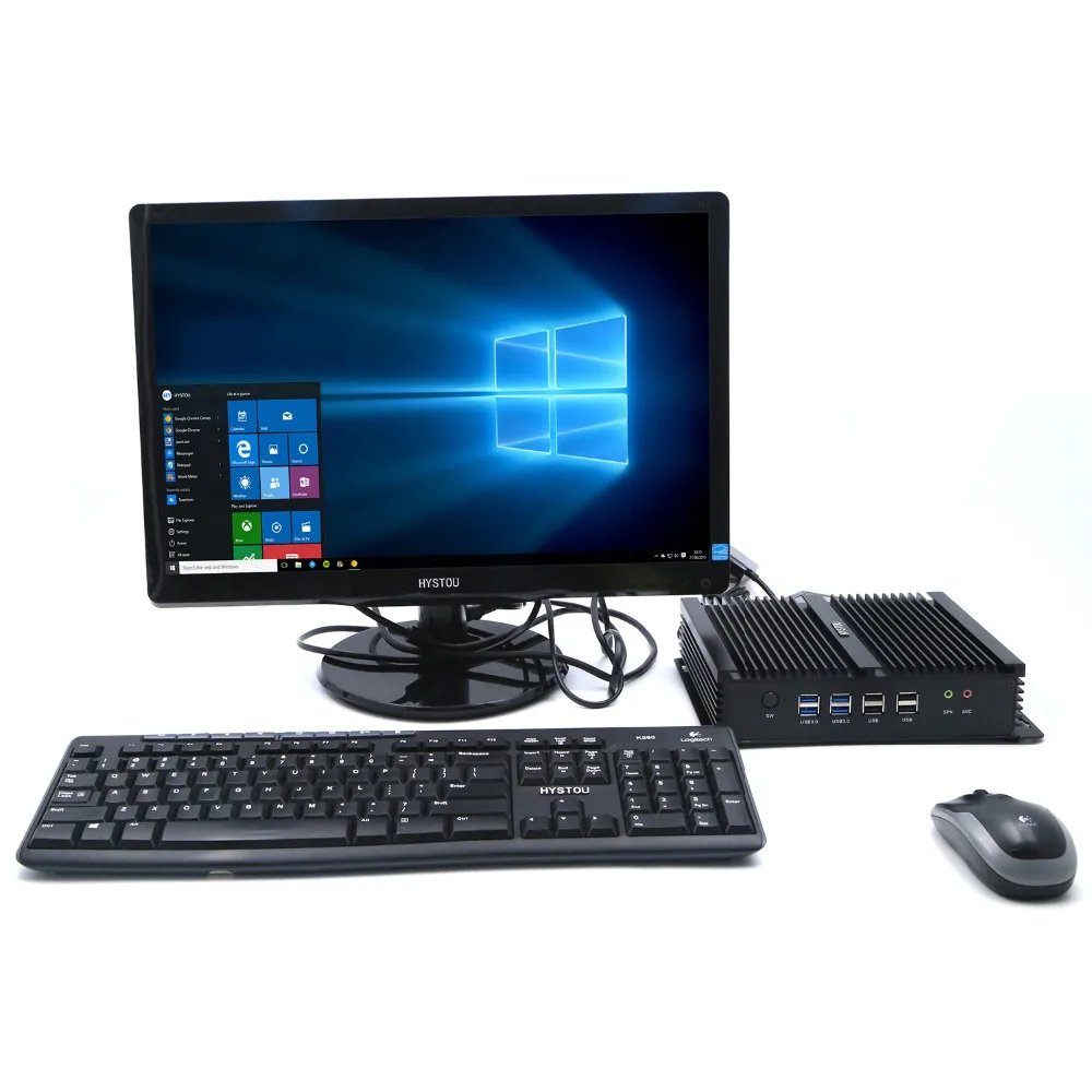 Безвентиляторный мини пк Barebone Core промышленный безвентиляторный i7 i5 i3 прочный