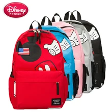 Рюкзак для мам disney, сумка для подгузников, рюкзак для мальчиков и девочек, рюкзак для путешествий, холщовый рюкзак на молнии для мам, сумка для мам с Микки Маусом