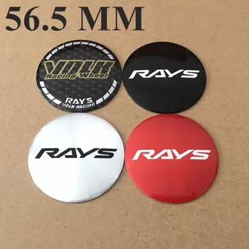 

KOM POWER 56.5MM Rays Wheels Centre Hubs Caps RAYS Sticker Emblems Wheel Covers Caps Sticker RAYS Racing Letter Logo Rays Cap